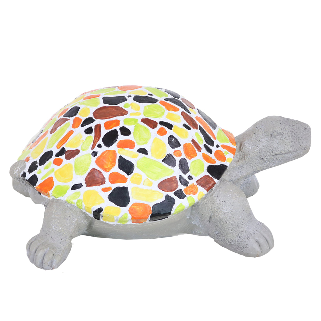 Sunnydaze Mildred the Turtle Indoor/Outdoor Mosaic Statue - 10.5 in Image 9