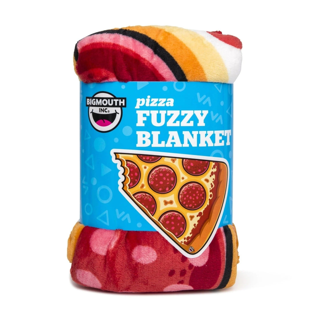 BigMouth Inc. Pizza Slice Throw Blanket, Fuzzy Bed Wrap Cover, 5 foot-long Image 1