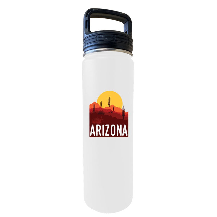 Arizona Souvenir Desert 32 Oz Engraved Insulated Double Wall Stainless Steel Water Bottle Tumbler Image 1