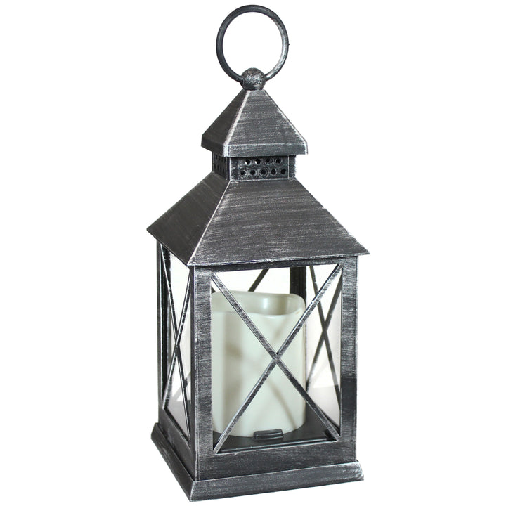 Sunnydaze Yorktown Indoor Battery-Powered Candle Lantern - 10 in Image 1