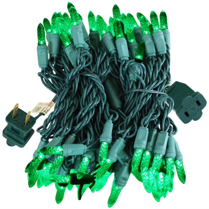 Sunnydaze 70 Ct Holiday Outdoor String LED Lights - Green - 21 ft Image 7