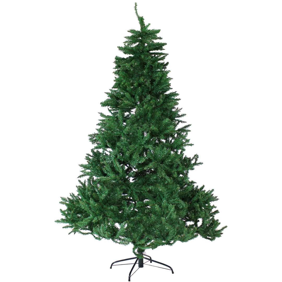 Sunnydaze Tannenbaum Indoor Unlit Artificial Christmas Tree - 7 ft Image 1