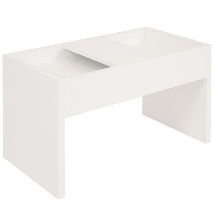 Sunnydaze 2-in-1 Multi-Use Accent Side Table - White Image 1