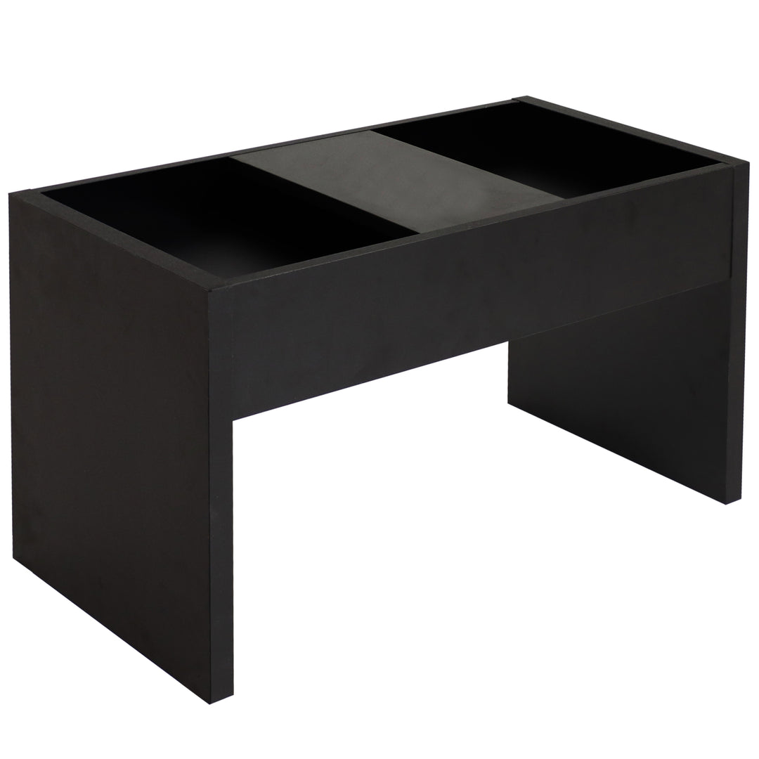 Sunnydaze 2-in-1 Multi-Use Accent Side Table - Black Image 9