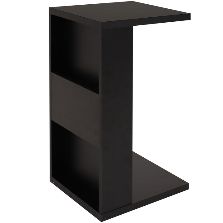 Sunnydaze 2-in-1 Multi-Use Accent Side Table - Black Image 1