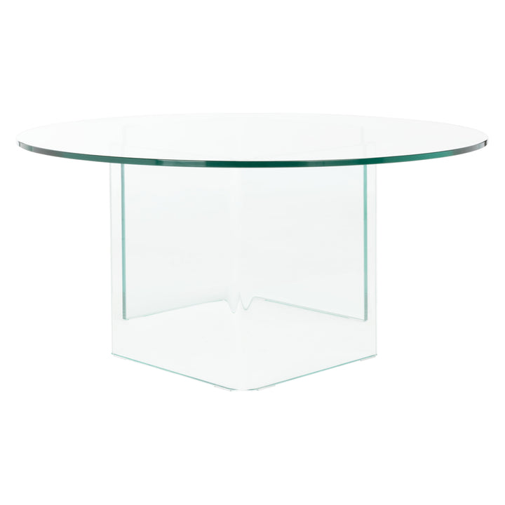 SAFAVIEH Bexon Tempered Glass Coffee Table Clear COF7301A-2BX Image 8