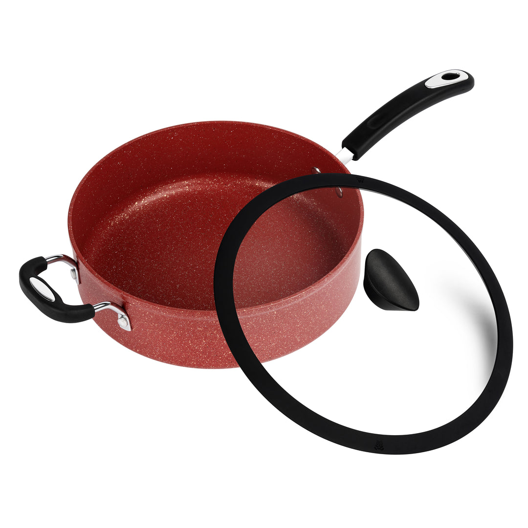 Ozeri All-In-One Stone Sauce Pan 5L Non-Stick Eco-Friendly German Coating Image 6