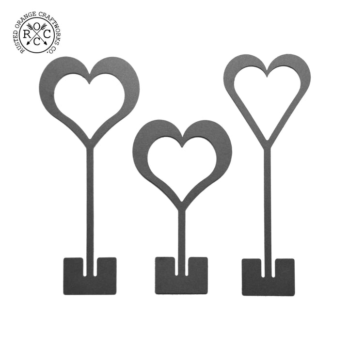8" Stand-Up Hearts (Two Styles) - Romantic Date Night Decorations Image 8