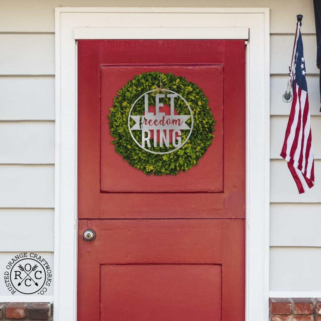 Let Freedom Ring - Rectangle or Circle Patriotic Fourth of July Image 2