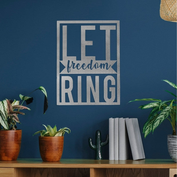 Let Freedom Ring - Rectangle or Circle Patriotic Fourth of July Image 3