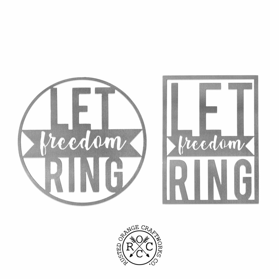 Let Freedom Ring - Rectangle or Circle Patriotic Fourth of July Image 4