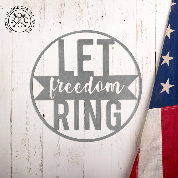 Let Freedom Ring - Rectangle or Circle Patriotic Fourth of July Image 5