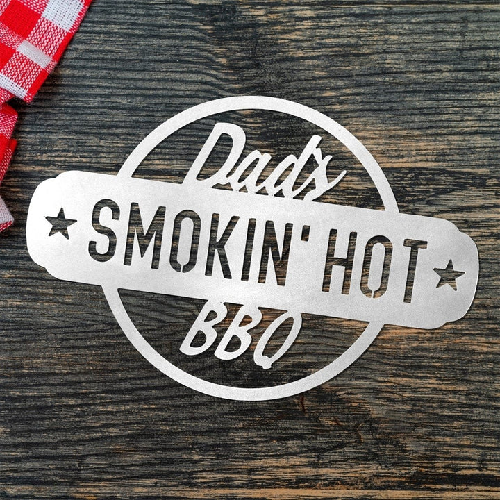 Mens BBQ Signs - 2 Styles - Personalized Outdoor Hanging Barbecue Signs Image 1