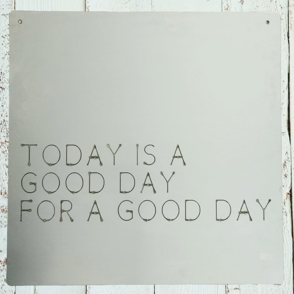 Good Day Sign - 2 Styles - Modern Inspirational Wall Art Decor Image 6