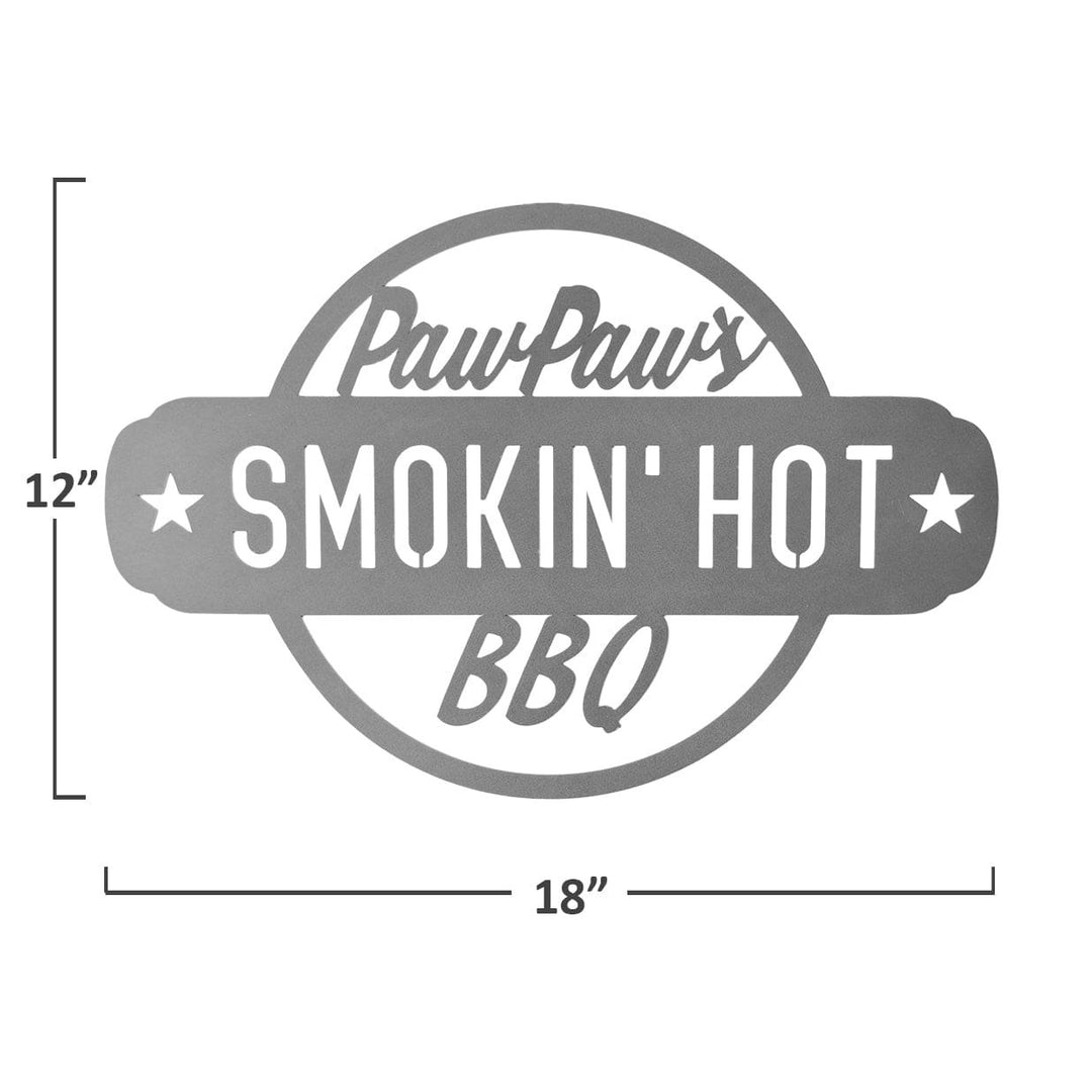 Mens BBQ Signs - 2 Styles - Personalized Outdoor Hanging Barbecue Signs Image 1