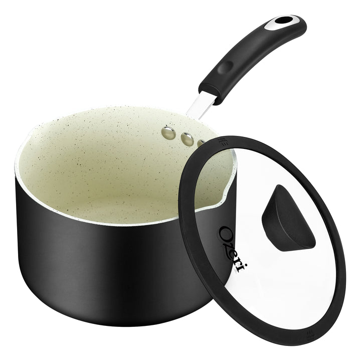 Ozeri All-In-One Stone Saucepan 1.5L 3.0L Non-Toxic German Coating Induction Image 3