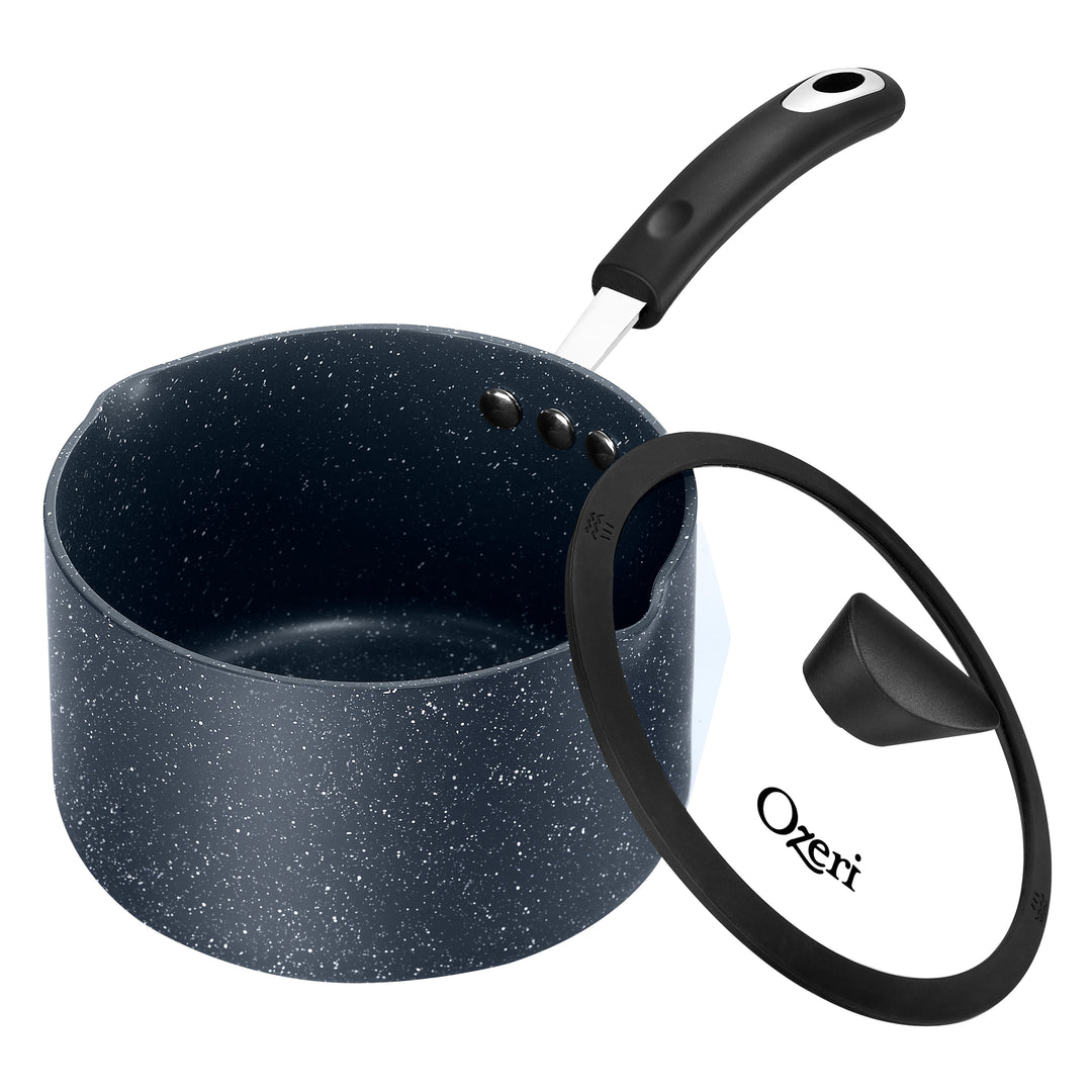 Ozeri All-In-One Stone Saucepan 1.5L 3.0L Non-Toxic German Coating Induction Image 4