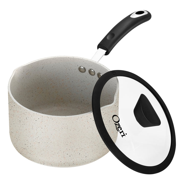 Ozeri All-In-One Stone Saucepan 1.5L 3.0L Non-Toxic German Coating Induction Image 5