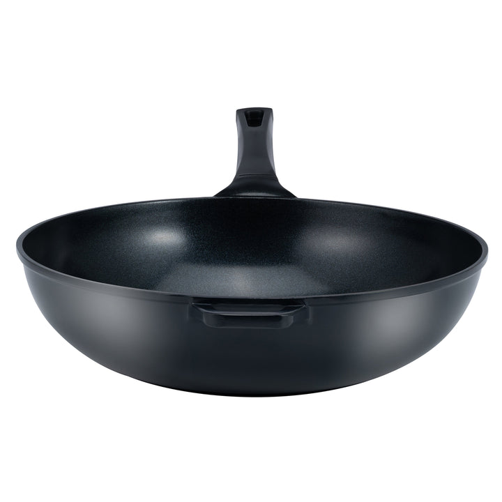 Ozeri Green Ceramic Non-Stick Wok 100% PTFE PFOA Free Scratch Resistant 11" Image 4