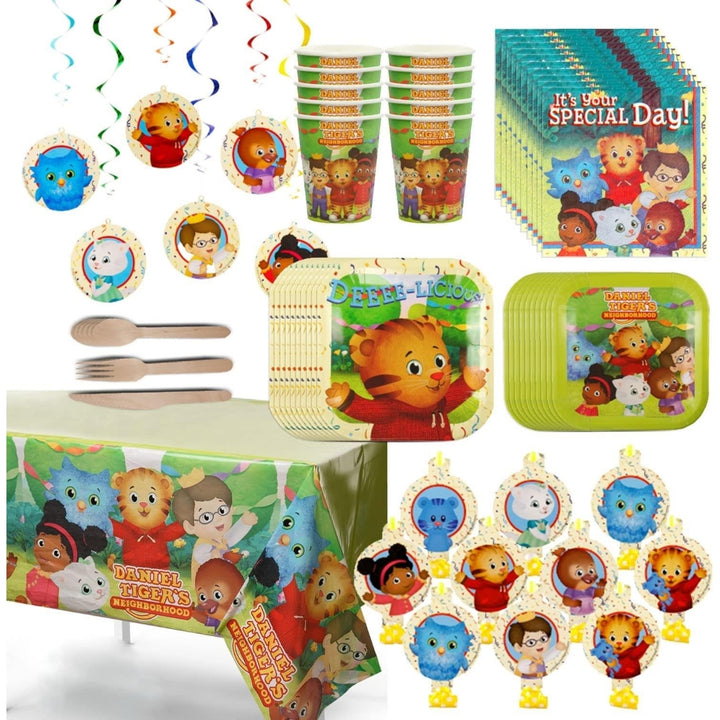 Mighty Mojo Daniel Tiger Party In A Box Serves 10 Birthday Decor Decorate Image 1