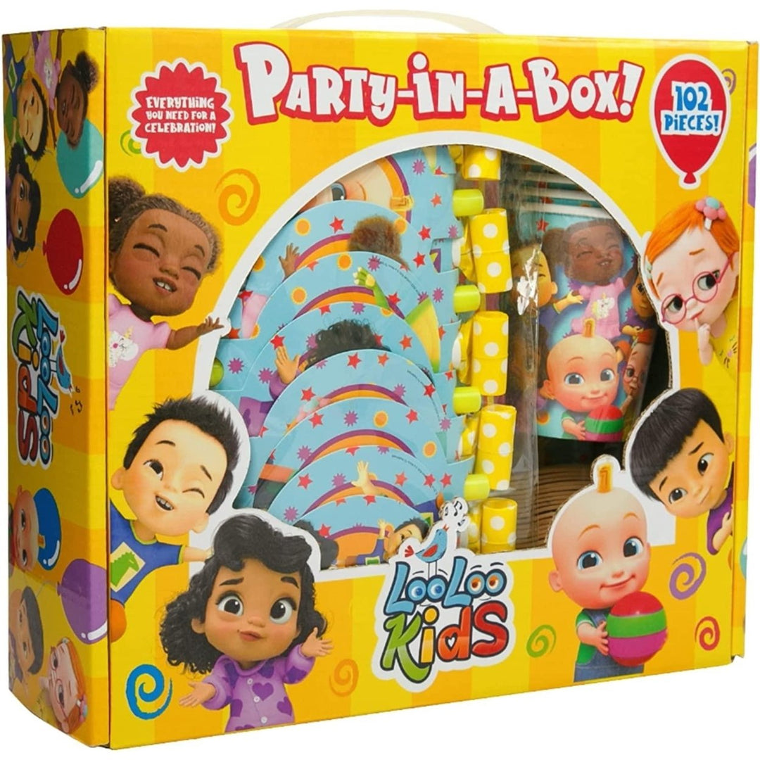 Mighty Mojo LooLoo Nursery Rhymes Party In A Box 102pc Birthday Decor Kids Image 2