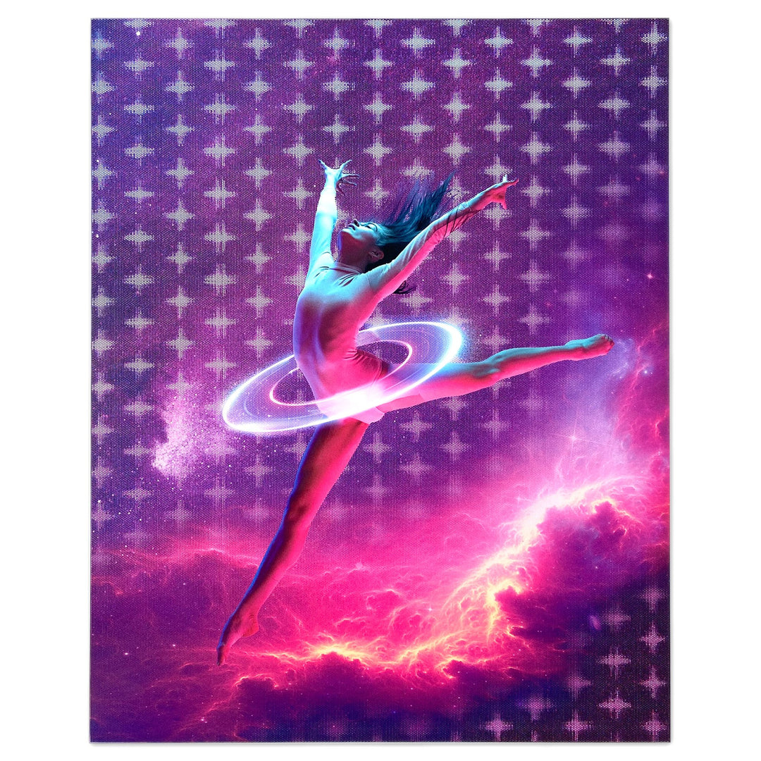 5D Celestial Dancer Wall Art - Matashi 16 x 20 inch 5D Art Print with Strong Polycarbonate Panel and Bright Colors - Image 1