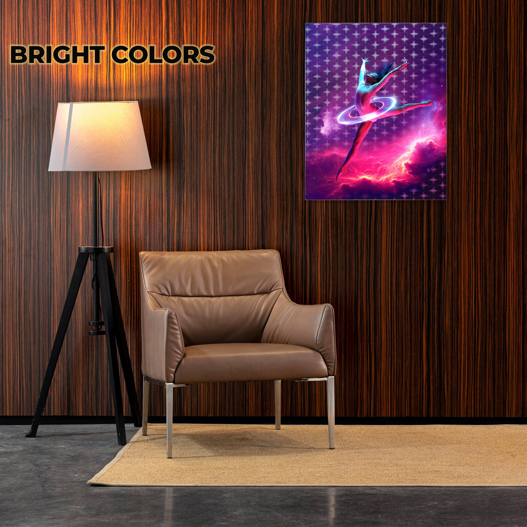 5D Celestial Dancer Wall Art - Matashi 16 x 20 inch 5D Art Print with Strong Polycarbonate Panel and Bright Colors - Image 2