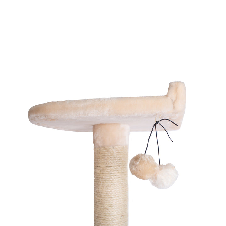 Armarkat Classic Cat Tree Model A6401 Blanched Almond 34x24x64 inches Image 8