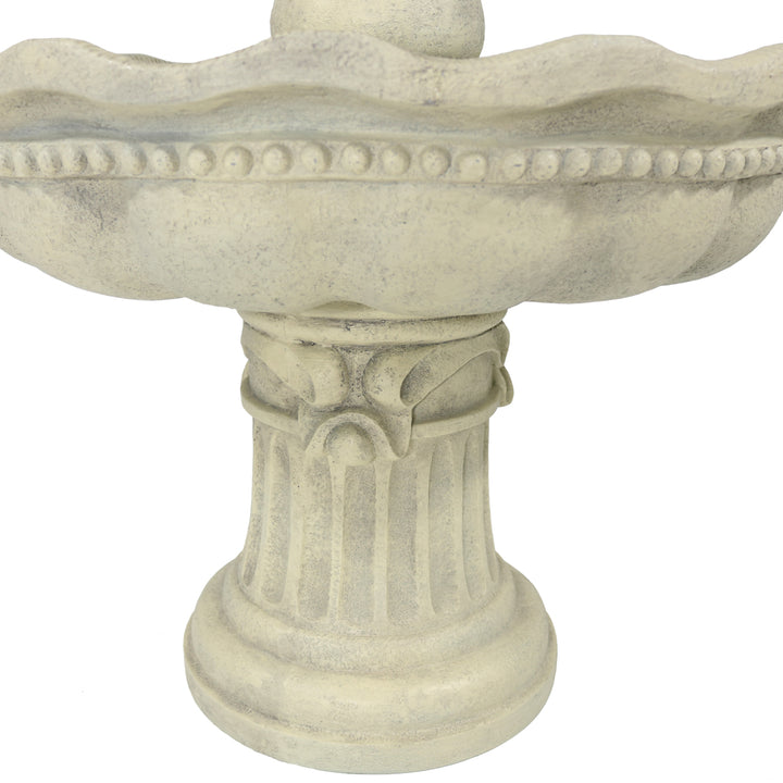 Sunnydaze Pineapple Fiberglass Outdoor 3-Tier Water Fountain Image 8