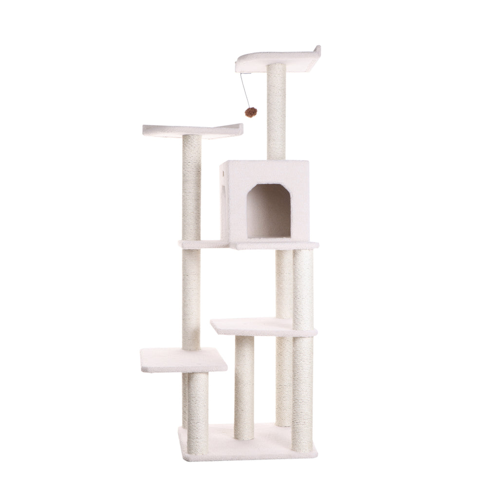 Armarkat B6802 Ivory Cat Tree 6 Levels Condo Jackson Galaxy Approved 68" Image 2