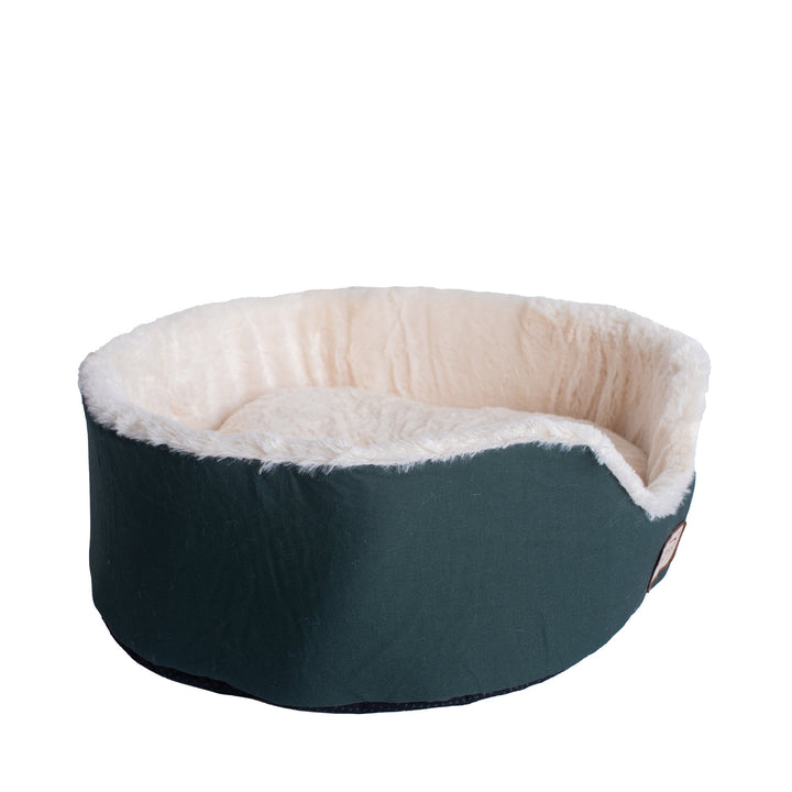 Armarkat Cat Bed Model C04 Laurel Green Ivory Waterproof Machine Washable 19" Image 5