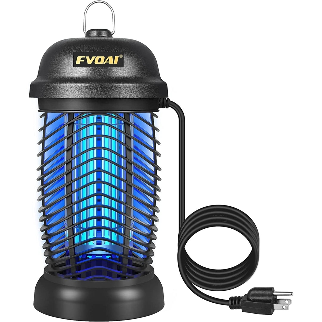 FVOAI Bug Zapper Outdoor, Electronic Mosquito Zapper Fly Zapper for Outdoor and Indoor (Black) Image 6