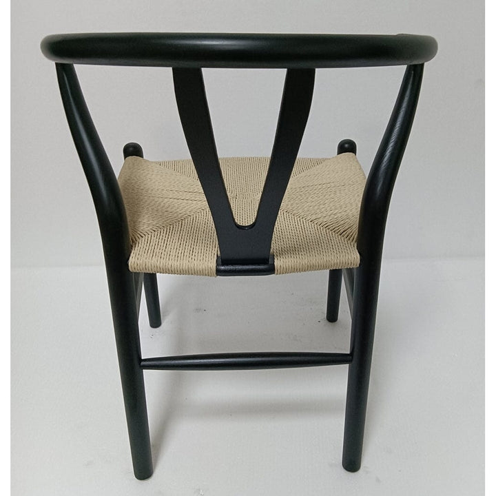 Dagmar Chair - Black and Natural Cord Image 3