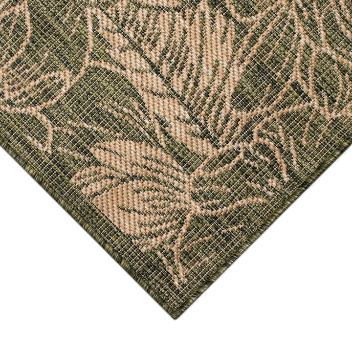 Liora Manne Carmel Botanical Indoor Outdoor Area Rug Green Image 10