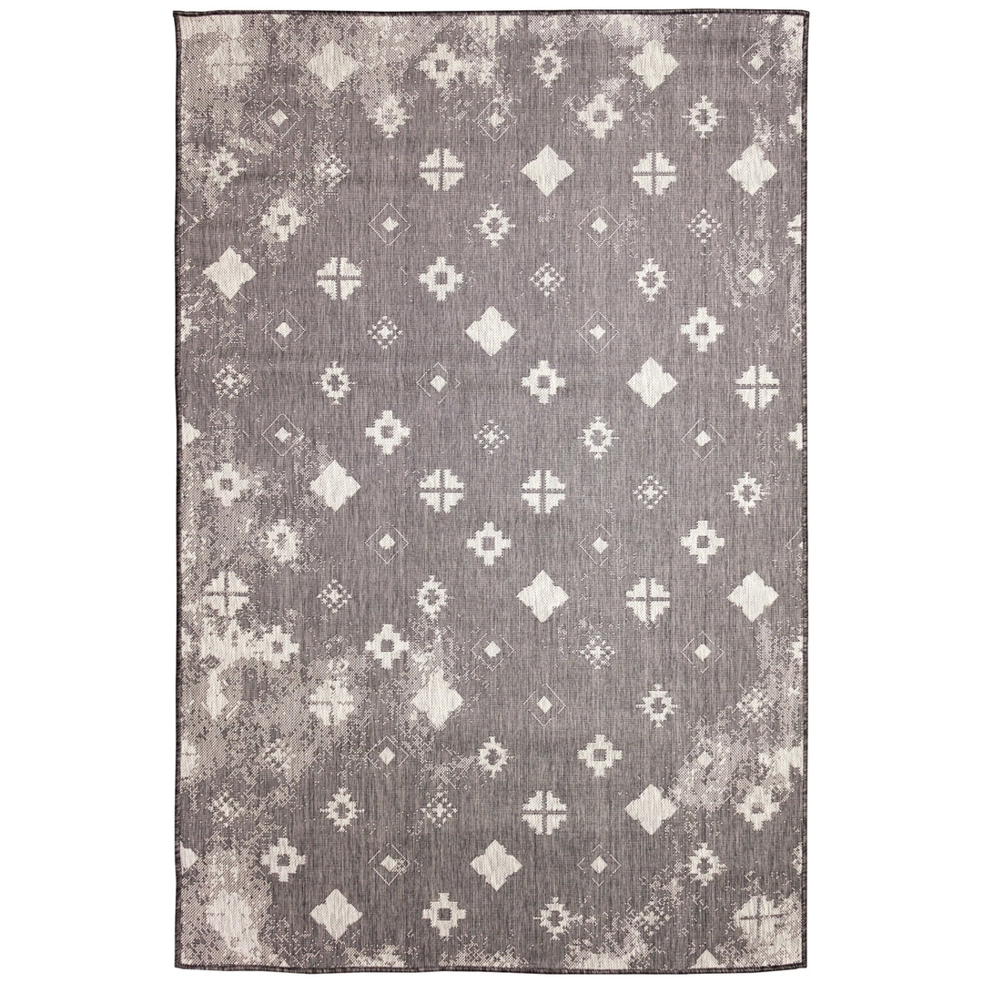 Liora Manne Carmel Porto Indoor Outdoor Area Rug Black Image 2