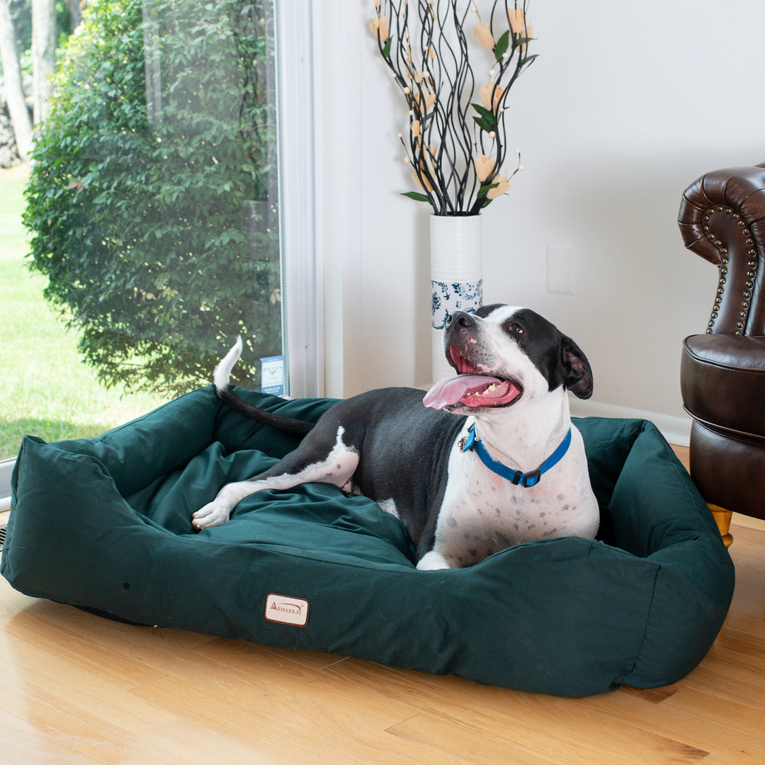 Armarkat D01FML-X Extra Large Laurel Green Pet Bed Waterproof and Machine Washable Image 2