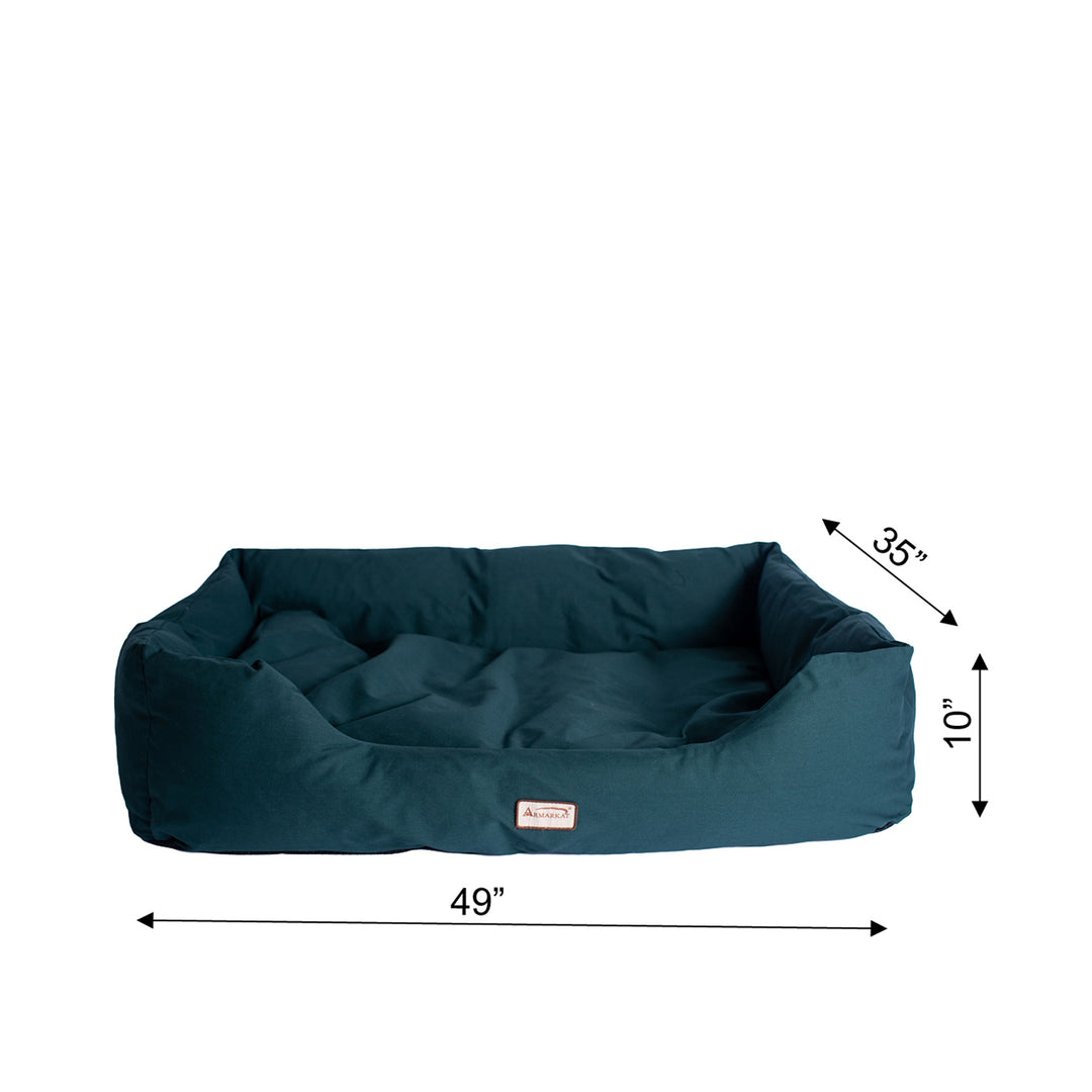 Armarkat D01FML-X Extra Large Laurel Green Pet Bed Waterproof and Machine Washable Image 4