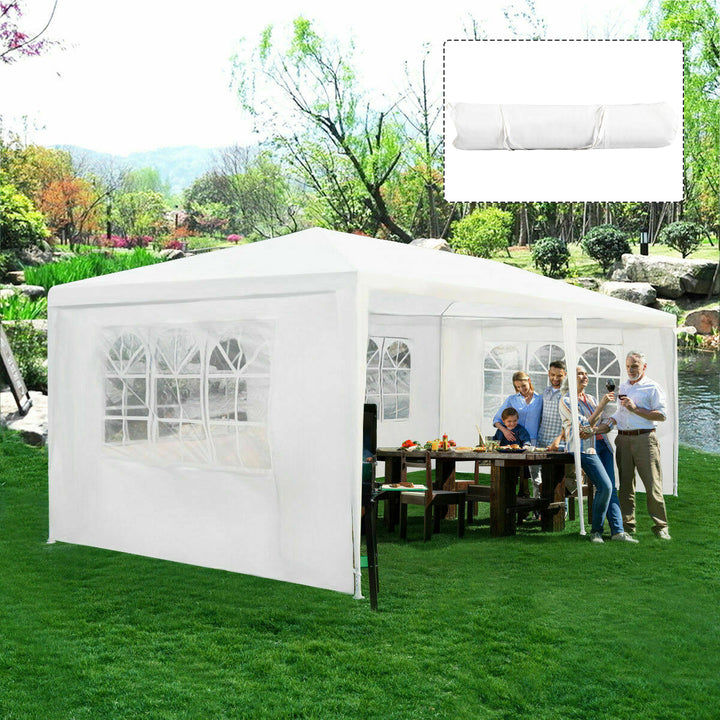 10x20 Canopy Tent Heavy Duty Wedding Party Tent 4 Sidewalls W/Carry Bag Image 1