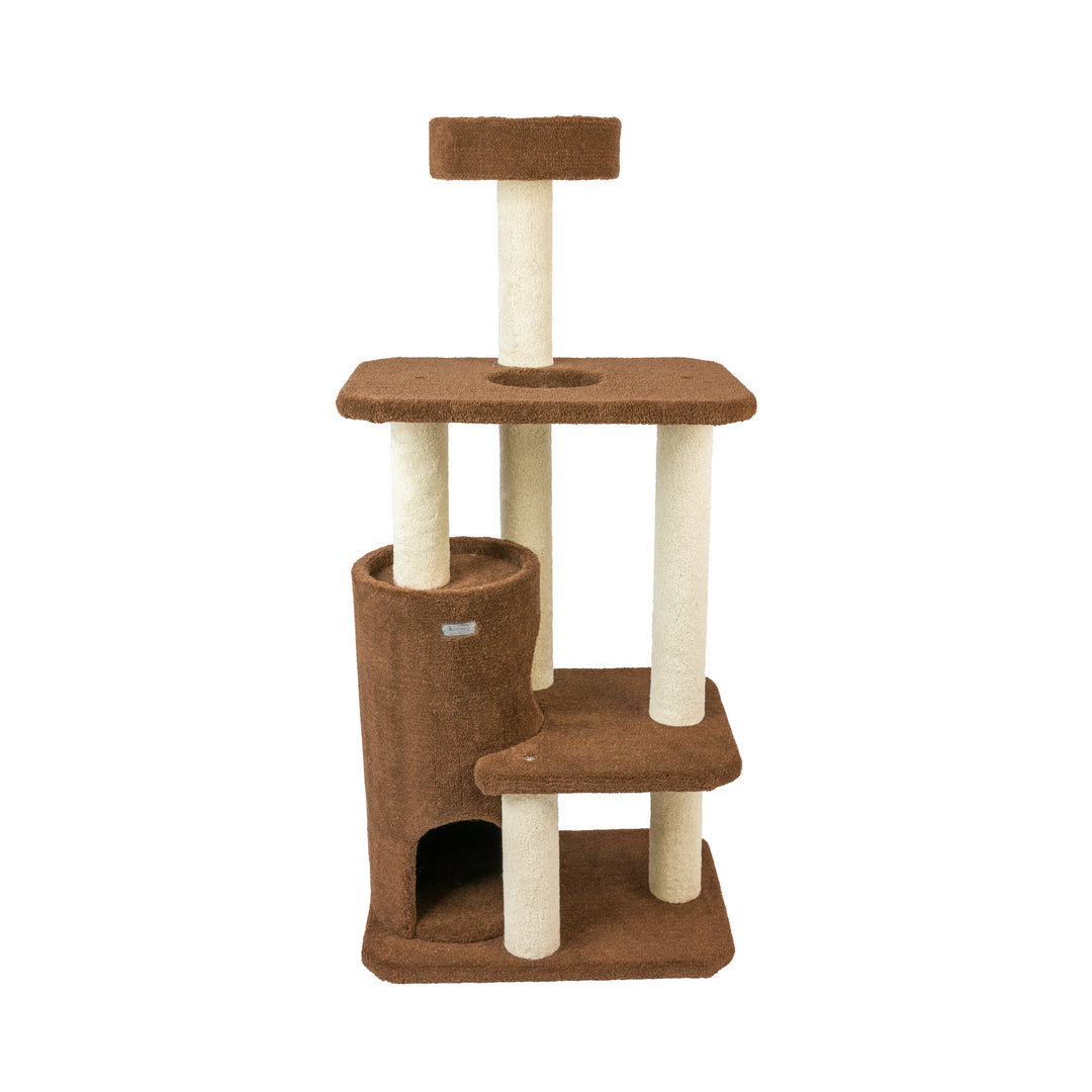 Armarkat Real Wood 3-Level Carpeted Cat Tree Condo, Kitten Climber F5602 Image 1