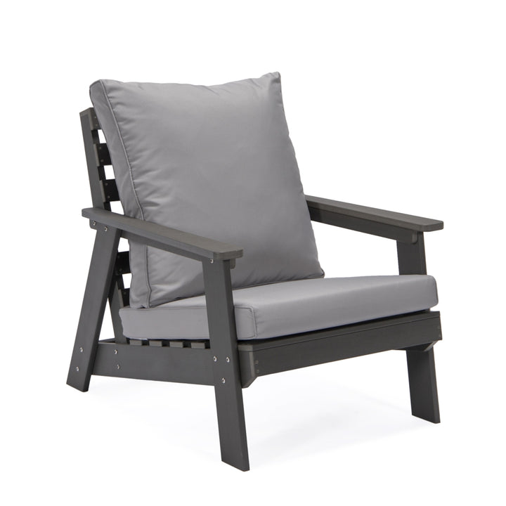 Leyah Outdoor 3pc Seating Group, Dark Grey Image 3