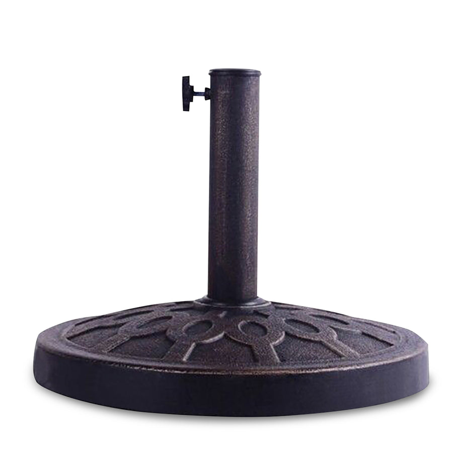 17.5 Umbrella Base Stand Market Patio Standing Outdoor Living Heavy Duty (Round) Image 1