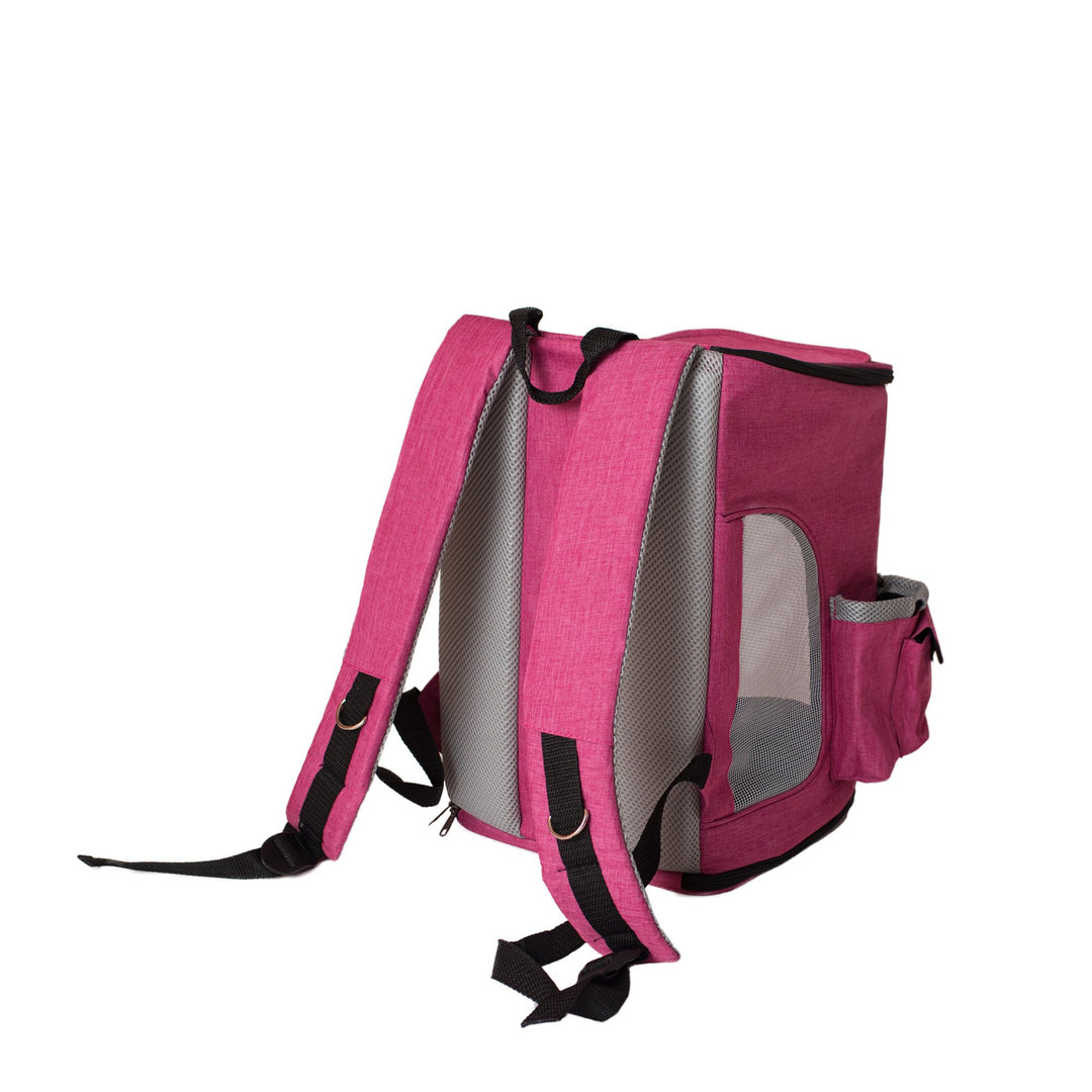 Armarkat PC301P Pet Carrier Backpack Pink Gray Soft-Sided 17x11x11 inches Image 4