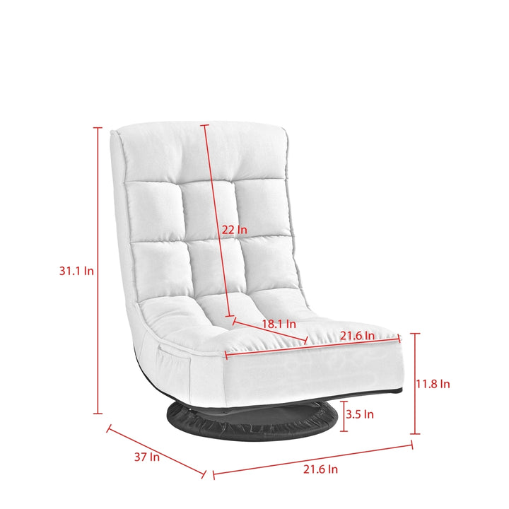 Myracle Chair - 3 Adjustable Positions, 360 Swivel, Steel Rod Construction, Washable Cover Image 12
