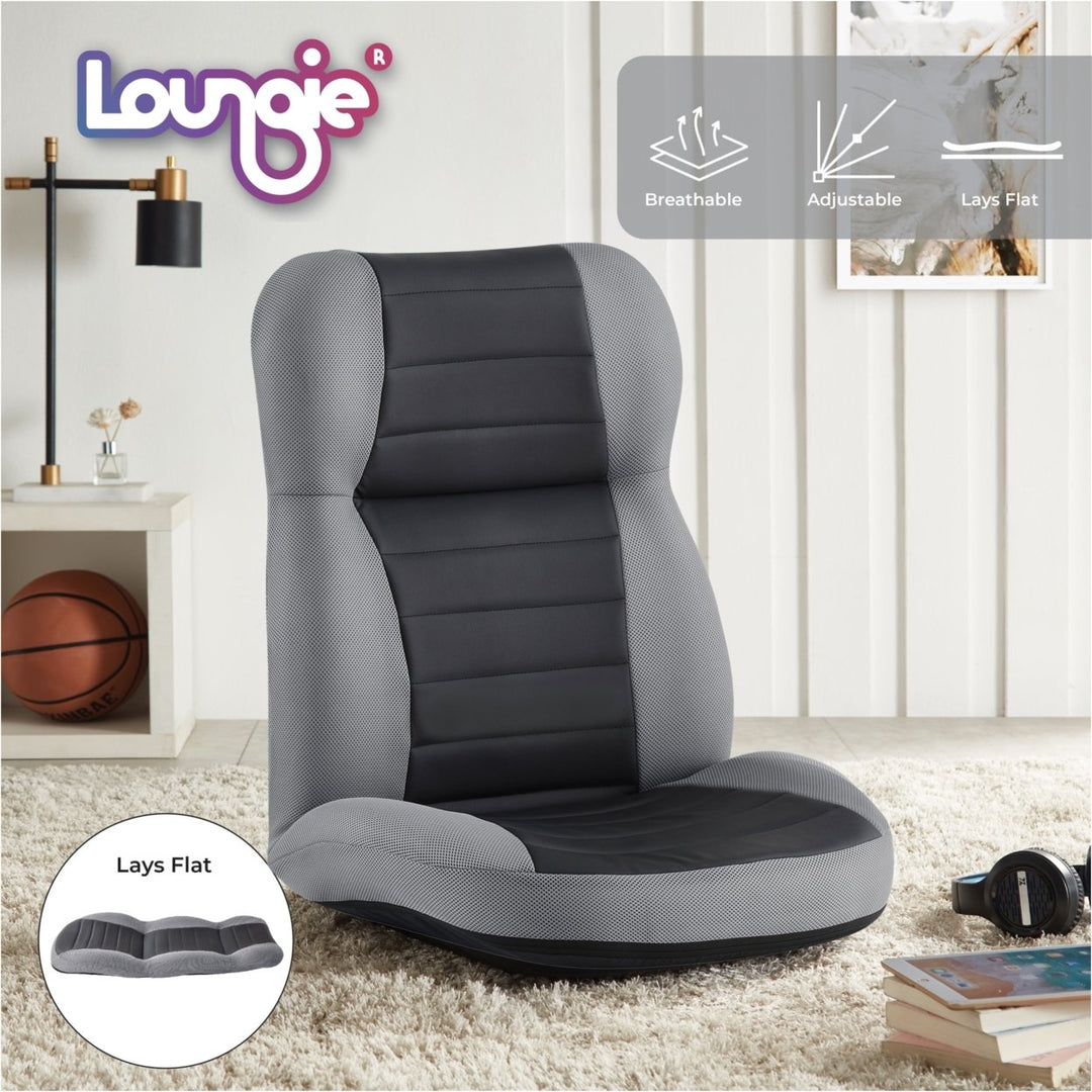 Loungie Snow Chair Steel Mesh Adjustable Recliner 5 Positions Washable Cover Image 1