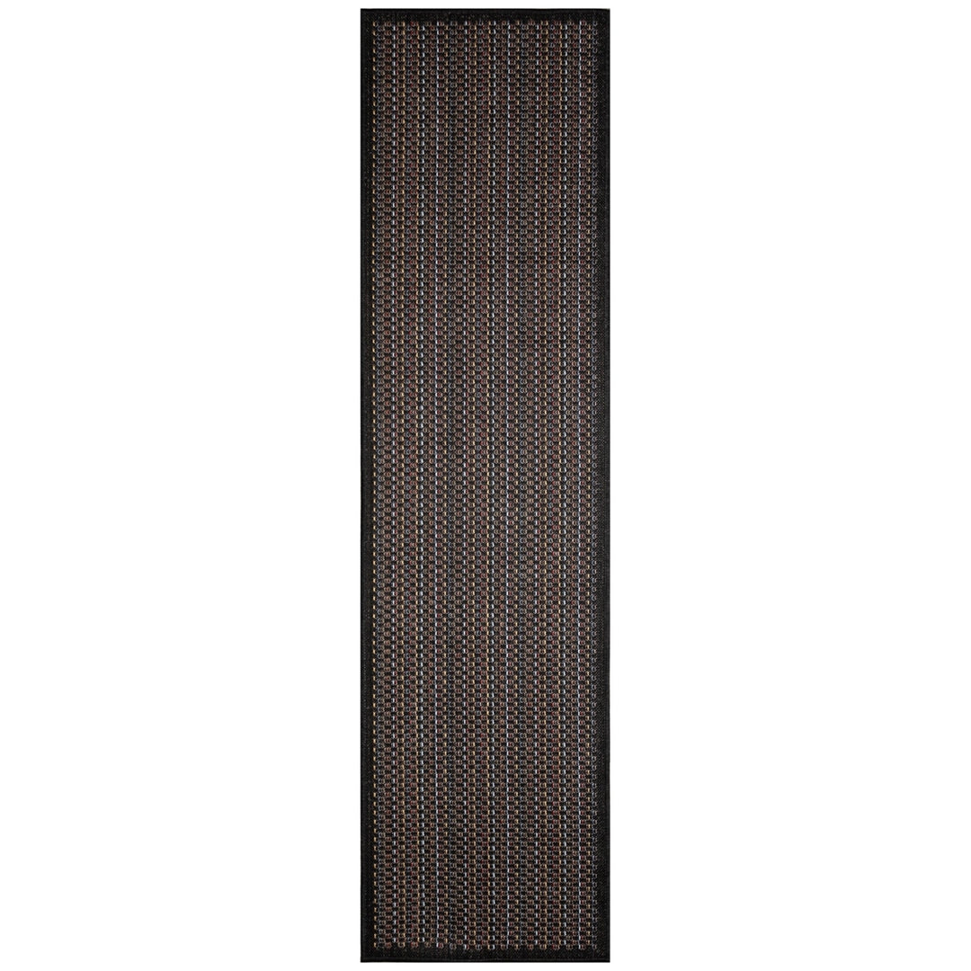 Liora Manne Avena Area Rug Midnight Indoor Outdoor 5x7 Power Loomed Durable Image 2