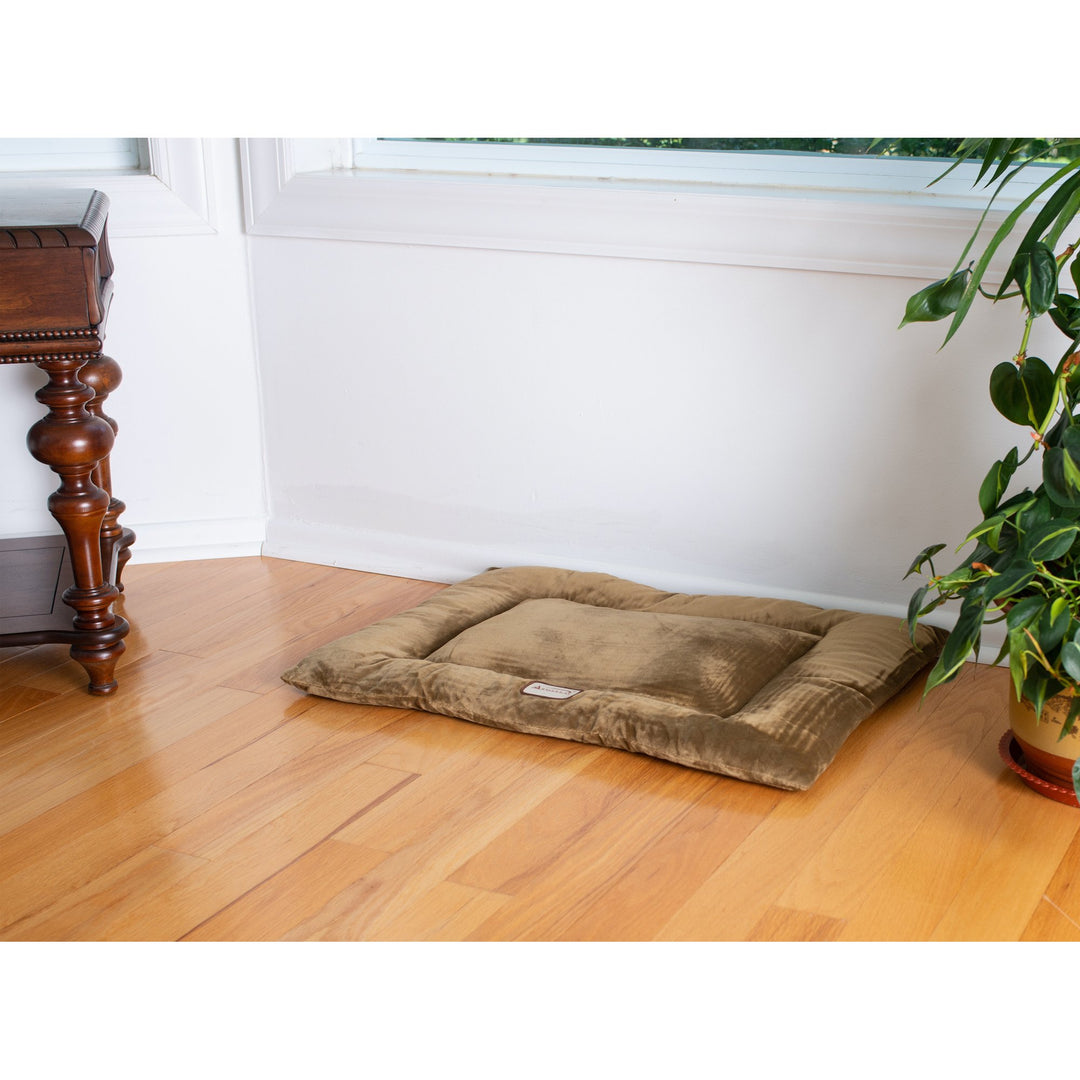 Armarkat M01CHL-M Medium Pet Bed Mat Sage Green Premium Poly Fill 27x19 inches Image 5