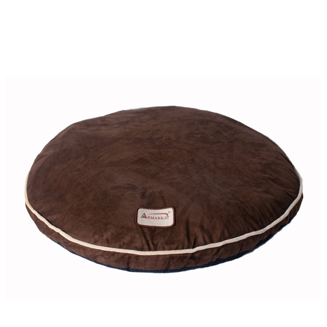 Armarkat M04JKF Pet Bed Pad Mocha 26x25 Waterproof Zip Cover Plush Cushion Image 4