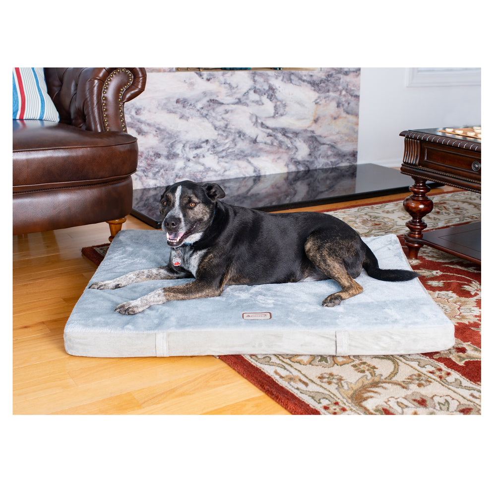 Armarkat M06 Large Memory Foam Orthopedic Pet Bed Gray Sage Green Waterproof Image 2