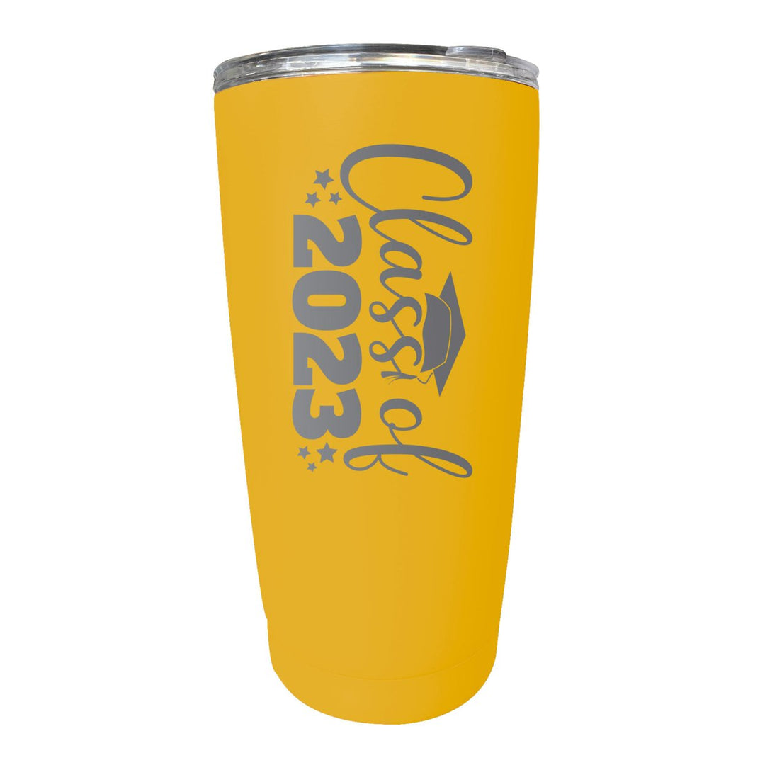 Class of 2023 Graduation 16 oz Engraved Stainless Steel Insulated Tumbler Colors Image 1