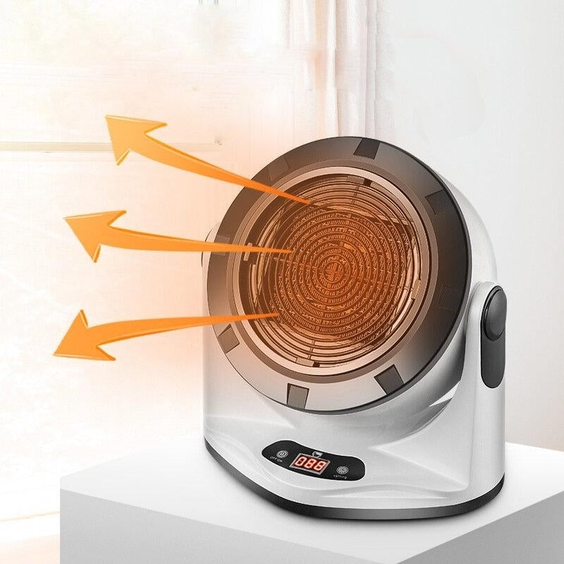 1000W Multifunctional Electric Heater Clothes Dryer 2 Speed 180mins Timing Function Household Warm Air Blower 220V Image 2